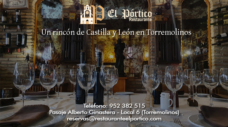 Visítenos y disfrute "Un rincón de Castilla y León en Torremolinos"https://www.restauranteelportico.com/